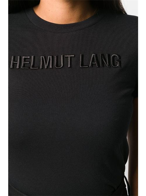 T-shirt con logo ricamato HELMUT LANG | J06DW502XNU